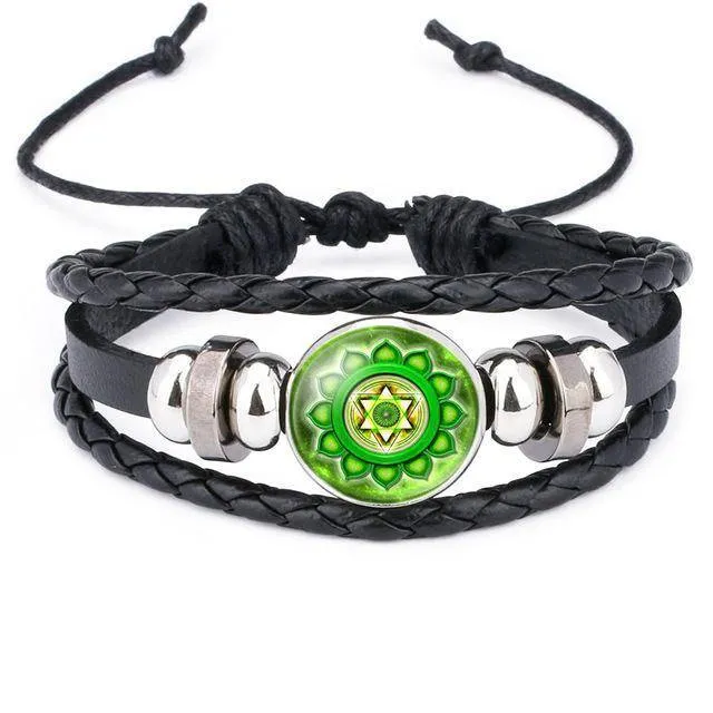 Seven Chakra Multi-layer Yoga Bracelet