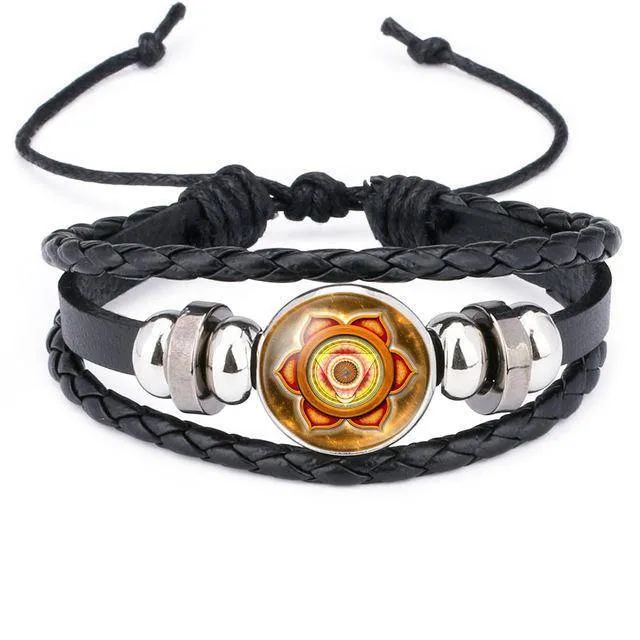 Seven Chakra Multi-layer Yoga Bracelet