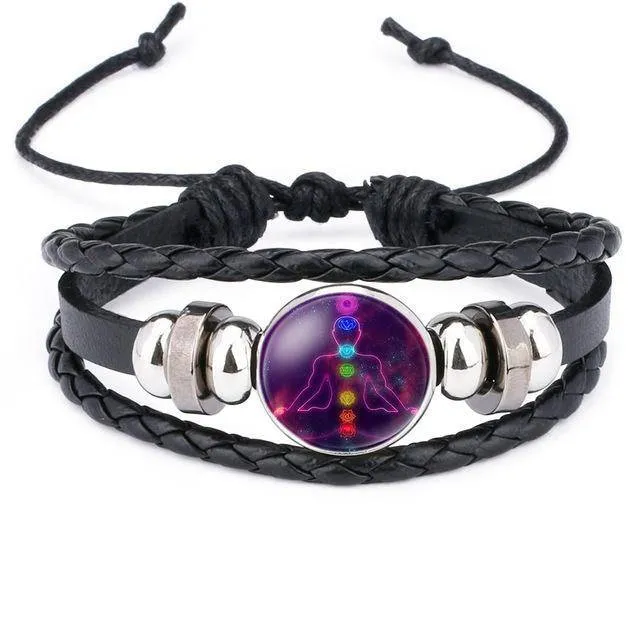 Seven Chakra Multi-layer Yoga Bracelet