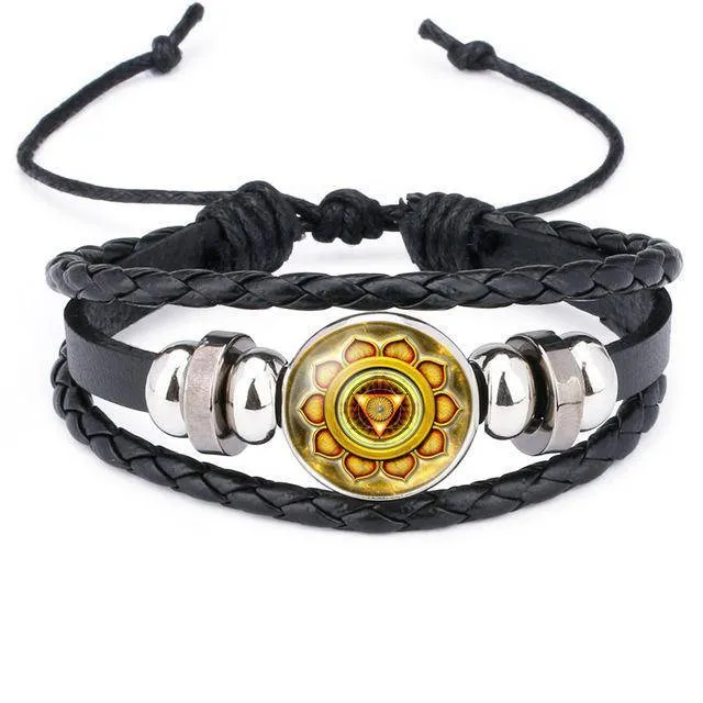 Seven Chakra Multi-layer Yoga Bracelet