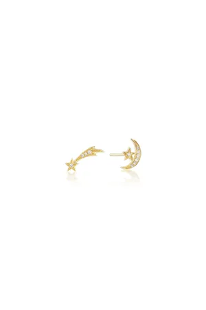 Shooting Star Air Stud Earring