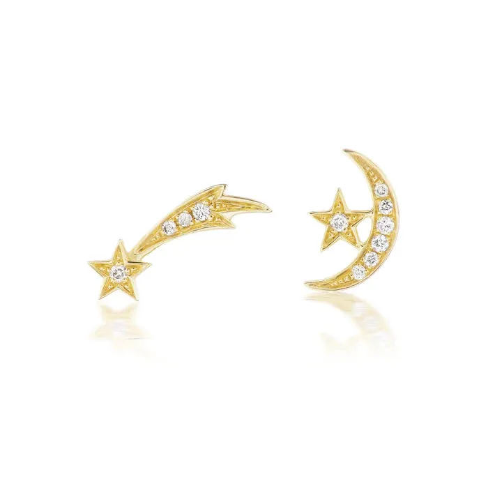 Shooting Star Air Stud Earring