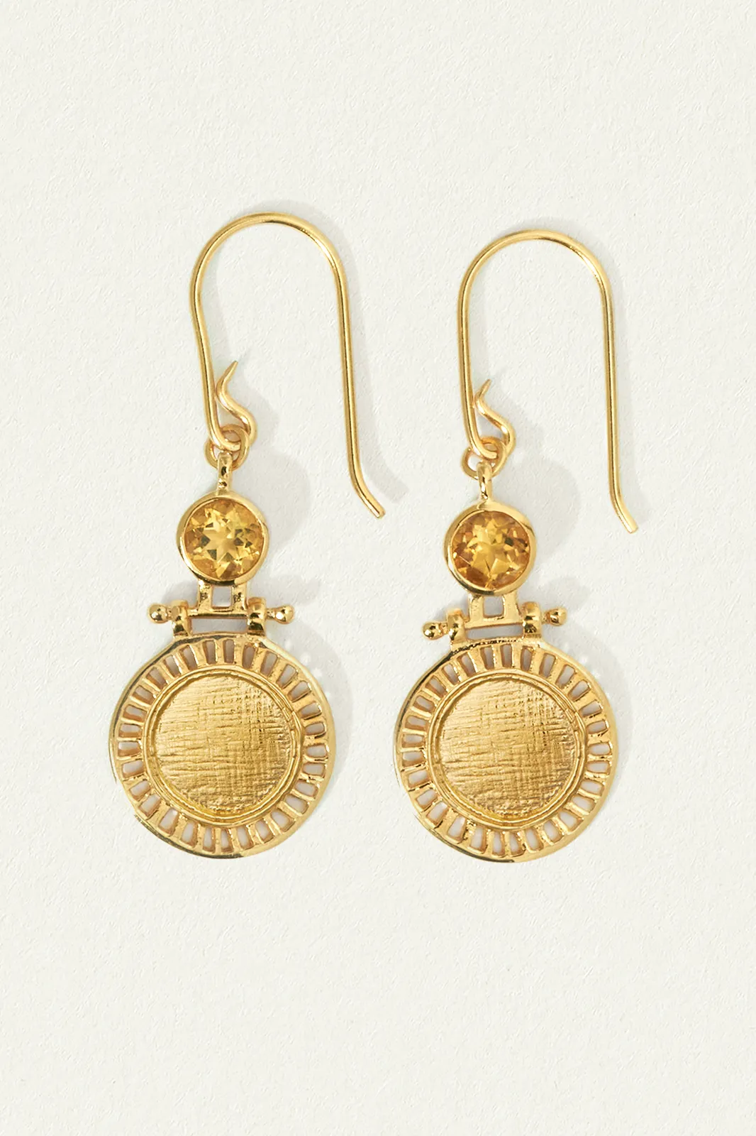 Solar Earrings  - Gold