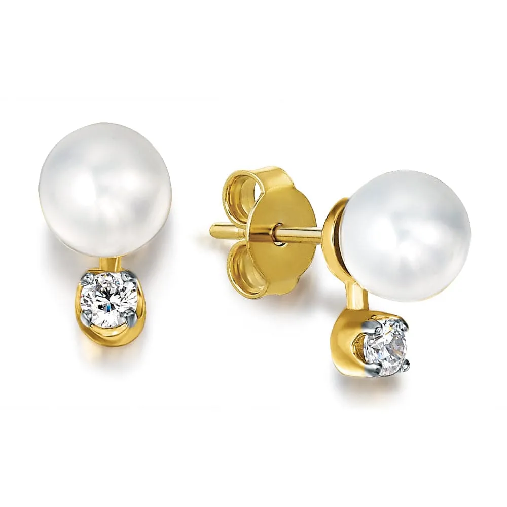 Sparkling Pearl Earrings