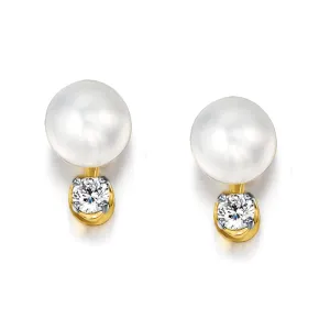 Sparkling Pearl Earrings