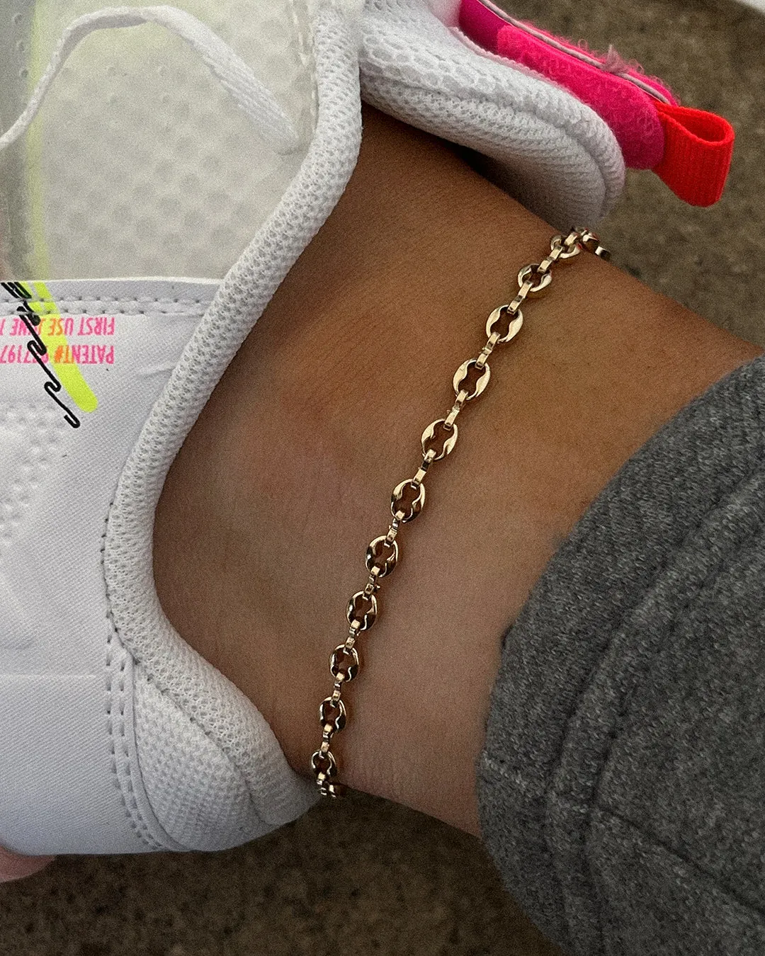 The Violante Anklet- Silver