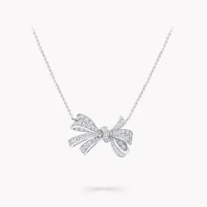 TILDA BOX CLASSIC SILVER DIAMOND NECKLACE