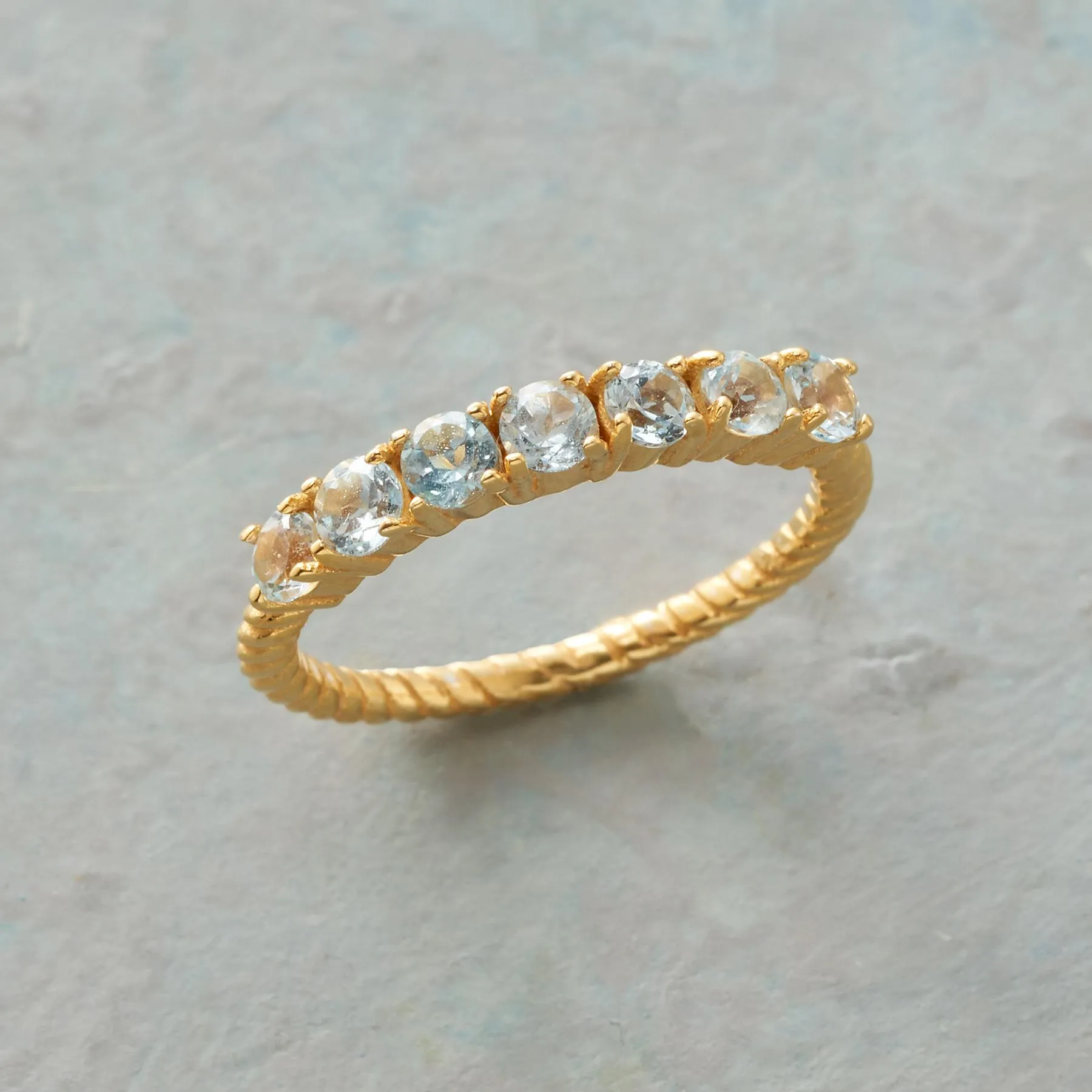 Topaz Septet Ring