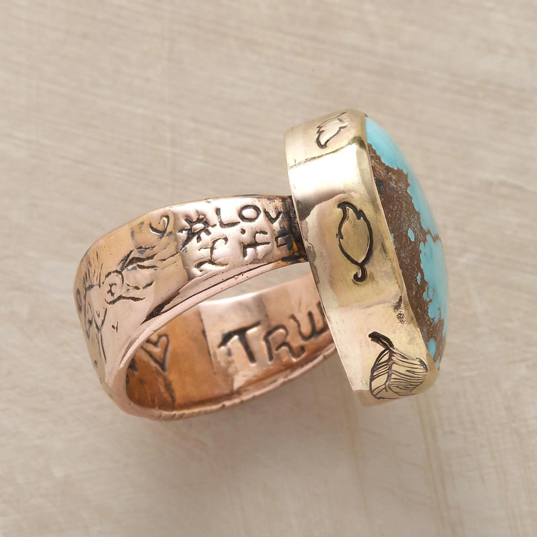 Turquoise Testament Ring