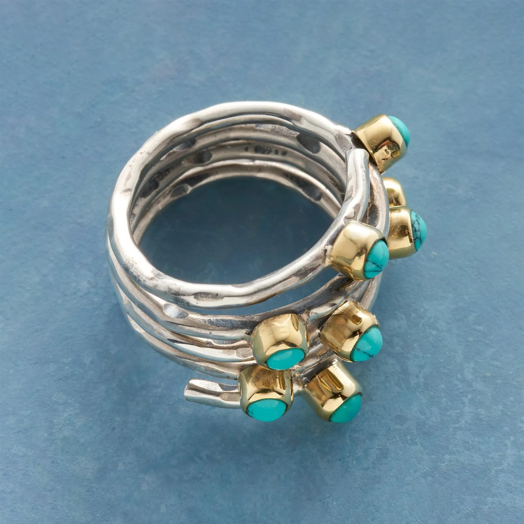 Twiggy Turquoise Ring