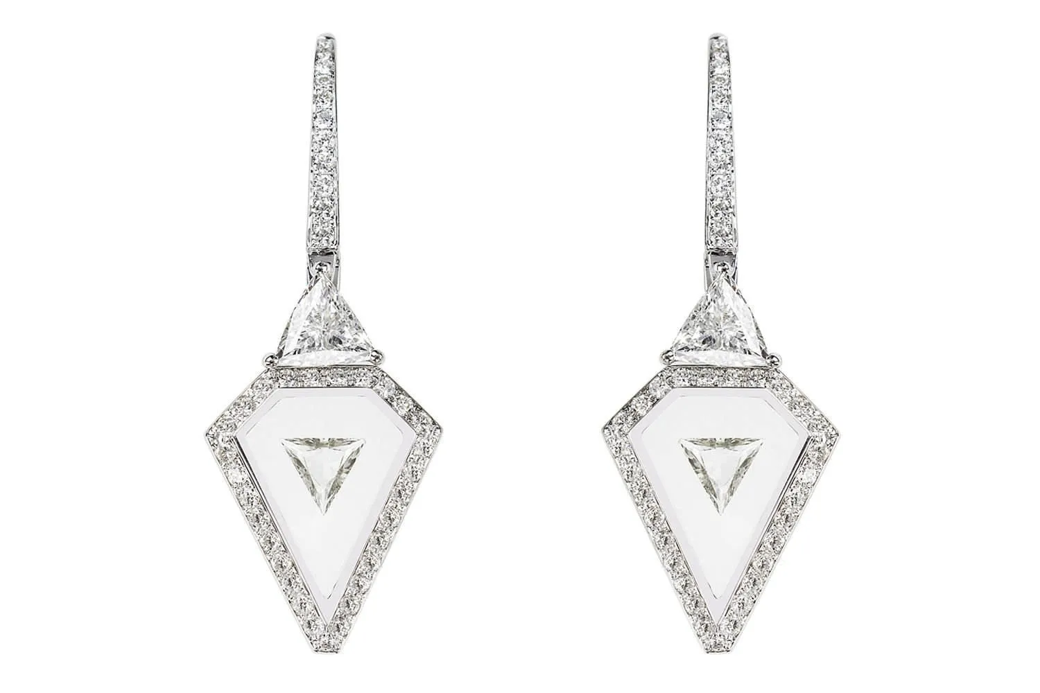 Universe Diamond Rhombus Earrings