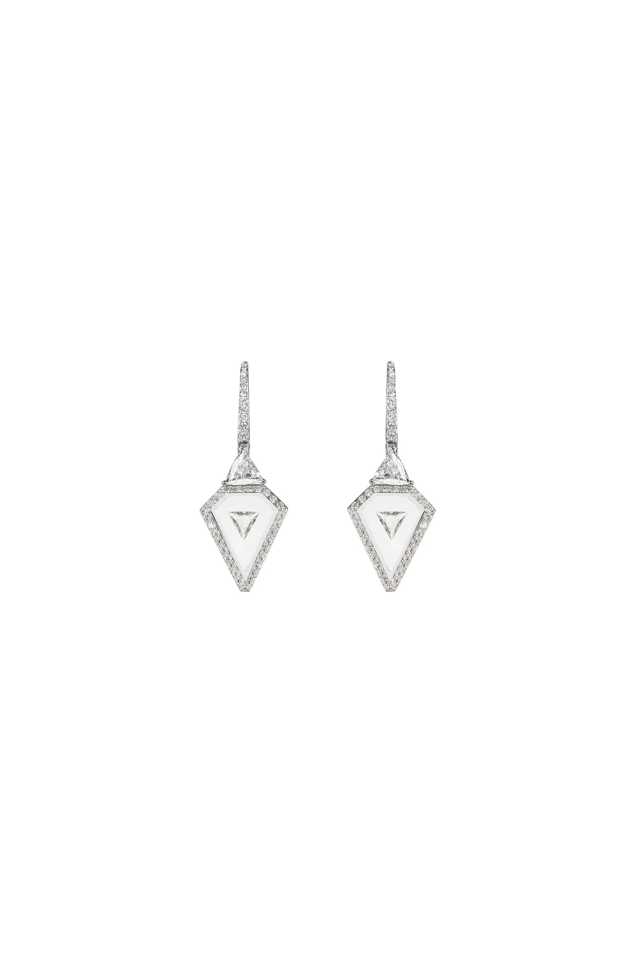 Universe Diamond Rhombus Earrings