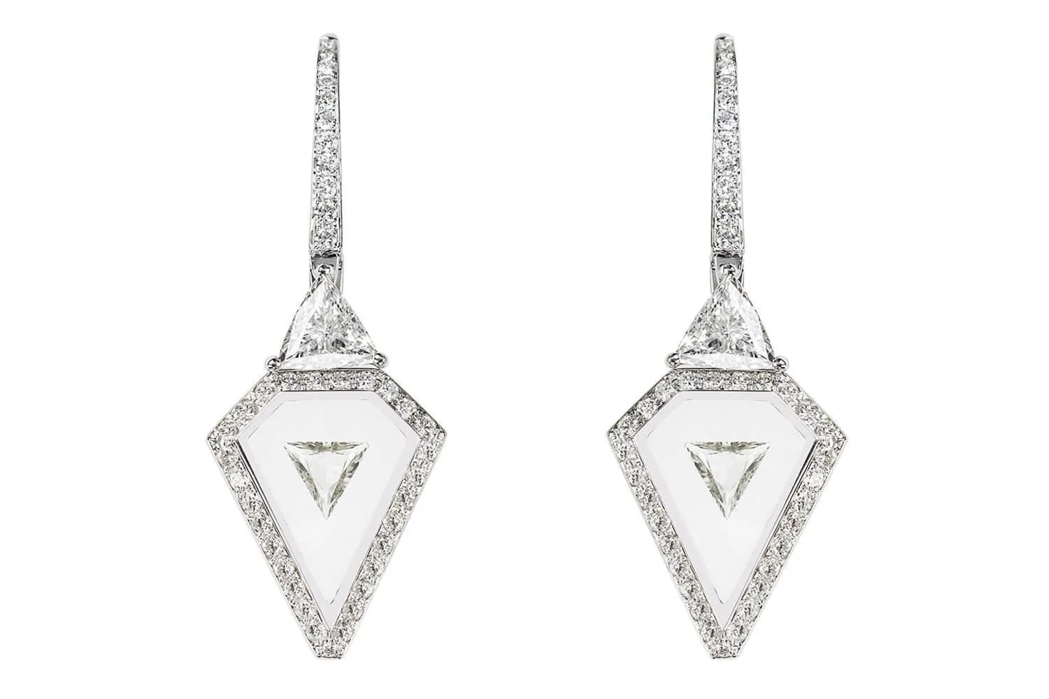 Universe Diamond Rhombus Earrings