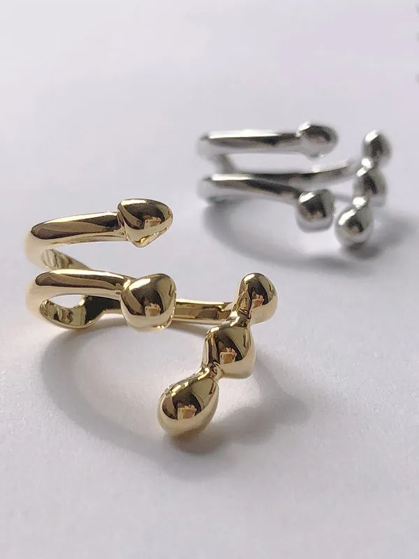 Vintage Adjustable Geometric Rings Accessories