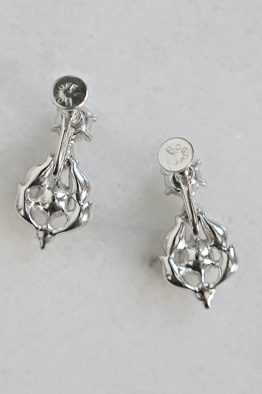 Vintage Sparkling Petite Crystal Earrings