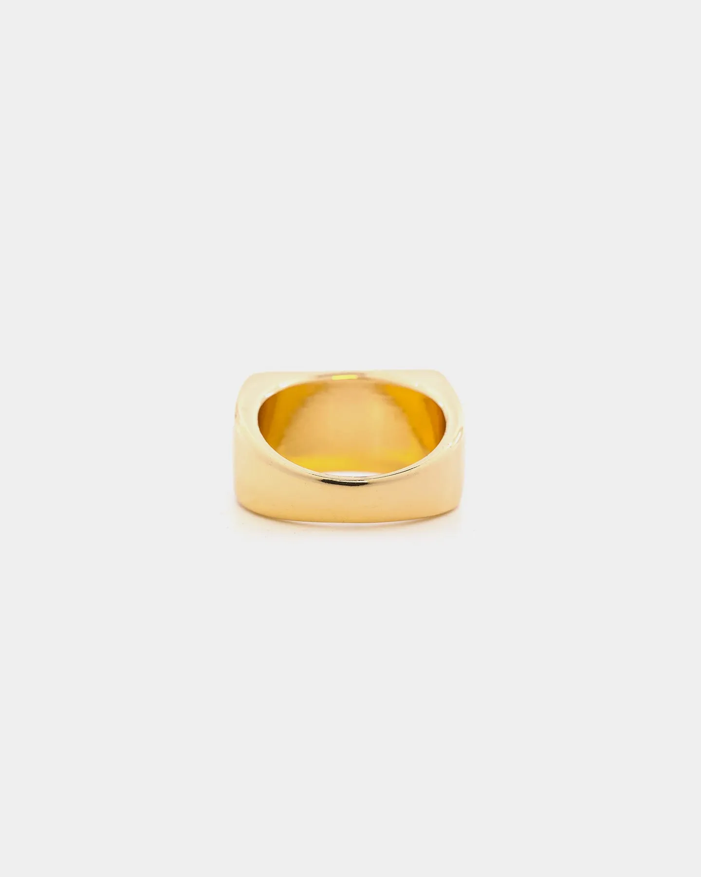 Wild For The Weekend Game Over Signet Ring Gold